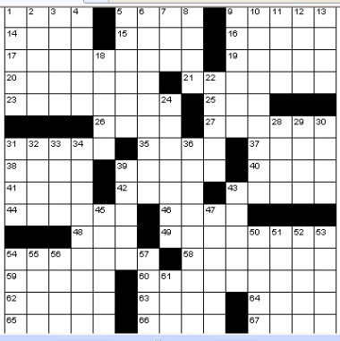 Daily Crossword Puzzles on Diversions Crossword Puzzle 2011 January 14 08 53 Shenzhen Daily