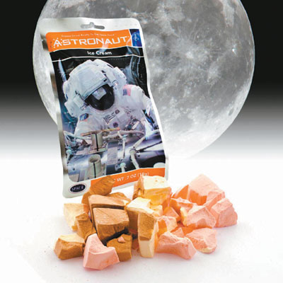 Astronaut Ice Cream Frozen Dessert Launching To Space Station