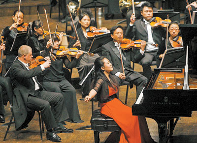 concerto piano competition players win chinese three szdaily