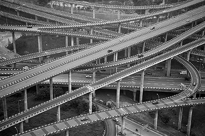 construction of most complicated overpass finished