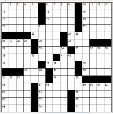 Crossword Puzzle