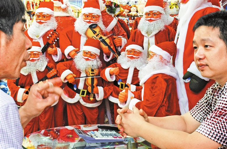 Christmas decoration manufacturers optimistic
