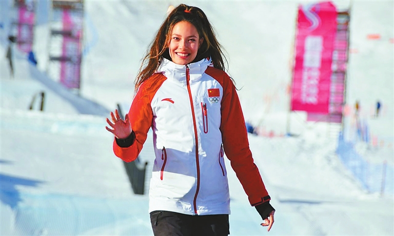 why is eileen gu skiing for china